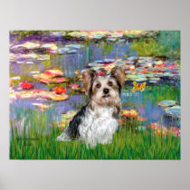 Yorkshire Terrier (Biewer) - Lilies 2 Print