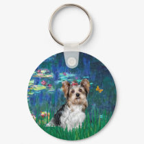 Yorkshire Terrier (Biewer) - Lilies 5 keychains