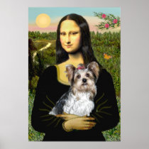 Yorkshire Terrier (Biewer) - Mona Lisa Poster