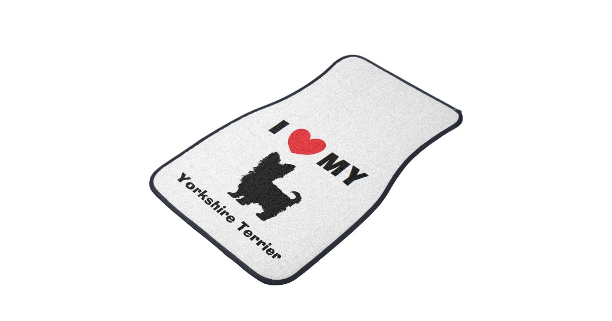 "Yorkshire Terrier" Car Mat Set Zazzle