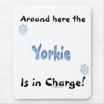 Yorkshire Terrier Charge mousepads
