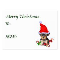 Yorkshire Terrier Christmas Gifts business cards