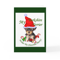 Yorkshire Terrier Christmas Gifts cards by DogsByDezign Yorkshire Terrier Christmas Gifts cards