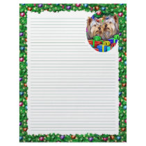 Yorkshire Terrier Christmas Gifts letterhead