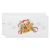 Yorkshire Terrier Christmas Photo Cards photo cards