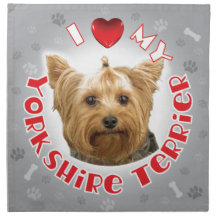 Yorkshire Terrier Cloth Napkins