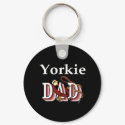 yorkshire terrier dad Keychain