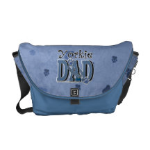 Yorkshire Terrier DAD Messenger Bag