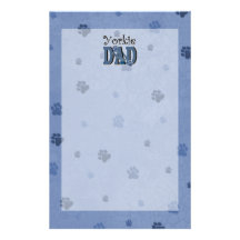 Yorkshire Terrier DAD Stationery Design