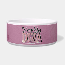 Yorkshire Terrier DIVA Dog Bowls