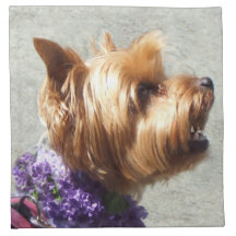 Yorkshire Terrier dog Cloth Napkin