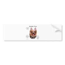 Yorkshire Terrier History Design bumper stickers by GreyWolfCreation Yorkshire Terrier History Design bumper stickers