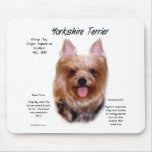 Yorkshire Terrier History Design Mouse Pads