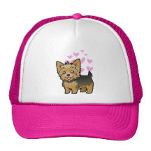 Yorkshire Terrier Love (short hair no bow) Trucker Hat