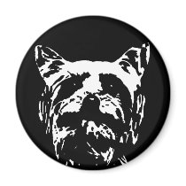 Yorkshire Terrier Magnet by pupaya Yorkshire Terrier Magnet