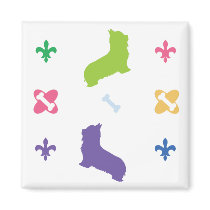 Yorkshire Terrier Fridge Magnets