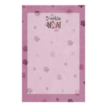 Yorkshire Terrier MOM Custom Stationery