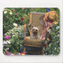 Yorkshire Terrier Mousepad Garden