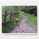 Yorkshire Terrier Mousepad Garden