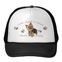 Yorkshire Terrier Needs Training Mesh Hats