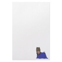 Yorkshire Terrier Patchwork Pet Stationary Stationery Design