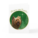 Yorkshire Terrier Peace cards