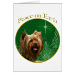 Yorkshire Terrier Peace Greeting Card