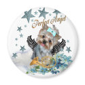 Yorkshire Terrier Perfect Angel magnets by friskybiz Yorkshire Terrier Perfect Angel magnets