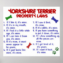 YORKSHIRE TERRIER PL2 POSTERS