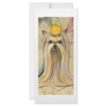 Yorkshire Terrier Princess n Roses rack cards