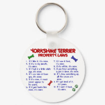 YORKSHIRE TERRIER Property Laws 2 Yorkie keychains