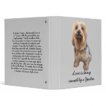 Yorkshire Terrier So Cute Binder