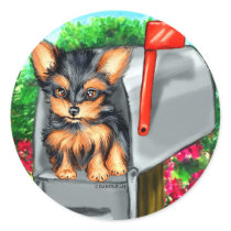 Yorkshire Terrier Special Delivery stickers