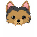 Yorkshire Terrier T-Shirt by JustDogs Yorkshire Terrier T-Shirt