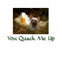 Yorkshire Terrier T-Shirt With Duck