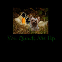 Yorkshire Terrier T-Shirt With Duck