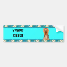 Yorkshire Terrier - Yorkie Kisses Bumper Stickers