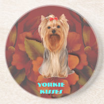 Yorkshire Terrier - Yorkie Kisses Beverage Coaster