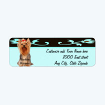 Yorkshire Terrier - Yorkie Kisses labels