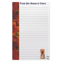 Yorkshire Terrier - Yorkie Kisses Stationery Design
