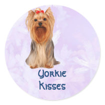 Yorkshire Terrier - Yorkie Kisses Stickers