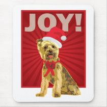 Yorkshire Terrier - Yorkie Santa Clause mousepads