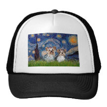 Yorkshire Terriers (13 and 15) - Starry Night Hats