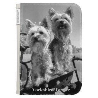 Yorkshire Terriers, Black & White,