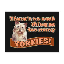 YORKSHIRE TERRIERS postcards by doglovertees YORKSHIRE TERRIERS postcards