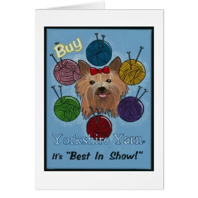 Yorkshire Yarn Card by cynthiadice