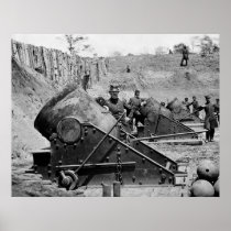Yorktown Mortar Battery, 1860s Poster