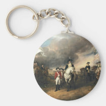 Yorktown Surrender by John Trumbull keychains