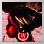 YORUBA GIRL BY LIZ LOZ POSTER