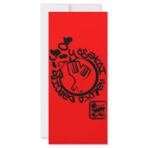 Yosakoi Naruko Dancing Rack Card Template